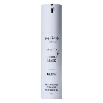 my Geisha Oxygen Bubble Mask

Discover the secret of a bright and hydrated skin! my Geisha Oxygen Bubble Mask is a wonder mask, which does not require rinsing, with a unique revolutionary formula. This allows the active oxygen to enter the pores immediately, has a lifting effect, stimulating the production of collagen. After use, the skin is hydrated, radiant, regains its brightness and elasticity. Its formula is enriched with active ingredients such as niacinamide – a form of vitamin B3 that reduces fine lines, minimizing pores and uniformizing skin color, processed marine collagen with a low molecular structure that can pass through the first layers of the epidermis, EGF (Epidermal growth factor) – a protein that stimulates cellular regeneration, Chojeong mineral water, rich in minerals such as calcium, potassium, sodium and magnesium.
For: Unisex
Size: 50 ml