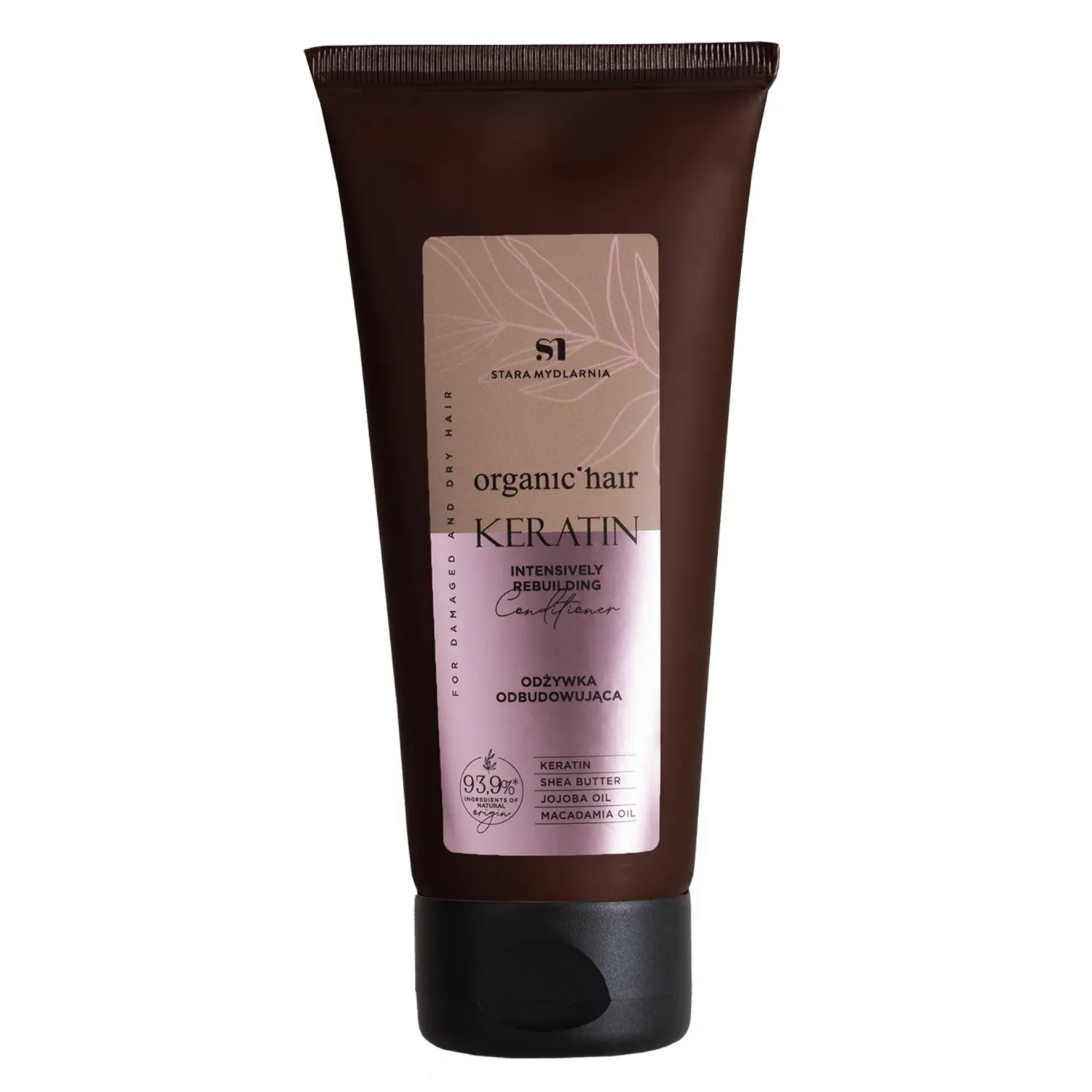 Stara Mydlarnia Organic Hair Keratin Rebuilding Conditioner

Stara Mydlarnia Organic Hair Keratin Balm (200 ml) regenerating with keratin, is recommended for dry and fragile hair. Regenerates, preventing hair breakage and splitting, protecting against external factors. Natural shea butter and jojoba and macadamia oils soften and smooth. Soy and wheat germ extracts, provitamin B5 and vitamin E hydrate and have an antioxidant effect. Its formula contains 93.9% ingredients of natural origin, being dermatologically tested.

Active ingredients:
• keratin
• Shea butter
• Provitamin B5
• Soy extract and wheat germ

Clean bodycare | Eco-friendly | Vegan
For: Women | Men | Unisex
Size: 200 ml