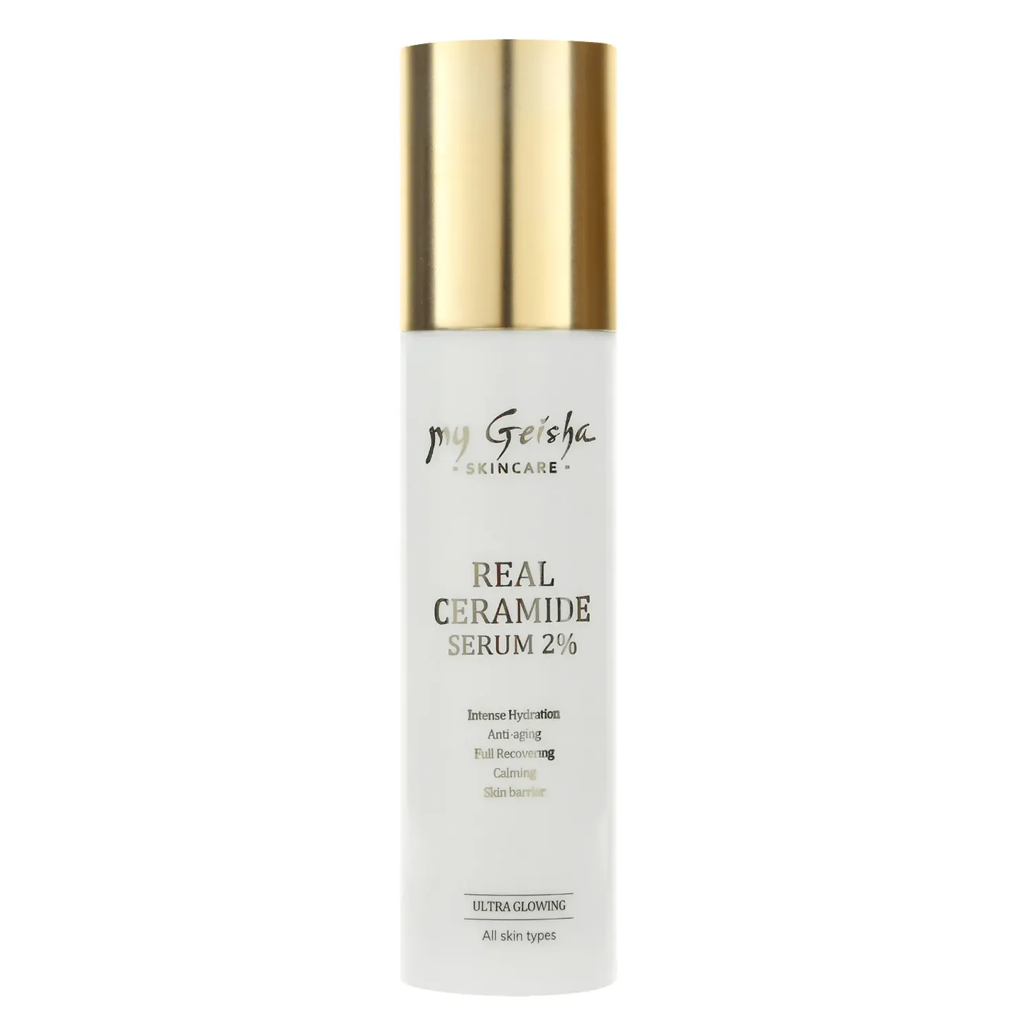 my Geisha Real Ceramide Serum 2%

Transform your beauty ritual and pamper your skin with one serum… or more! You can choose from: try my Geisha Real Ceramide Serum 2%, which promises to stop time and make your skin younger and more beautiful! It has a concentration of 2.0% Ceramide NP, ingredients that moisturize and strengthen the natural barrier of skin protection. The patented Vitamin Peptide (Nicotinoyl SH-Pentapeptide-19) gives the complexion its radiance and brightness. Ceramides maintain water in the tissue and restore the skin&#39;s natural balance. The formula also contains amino acids (Arginine, Glycine, Carnitine) which improve the appearance of the skin, leaving the skin smoother, more hydrated and luminous.

For: Unisex