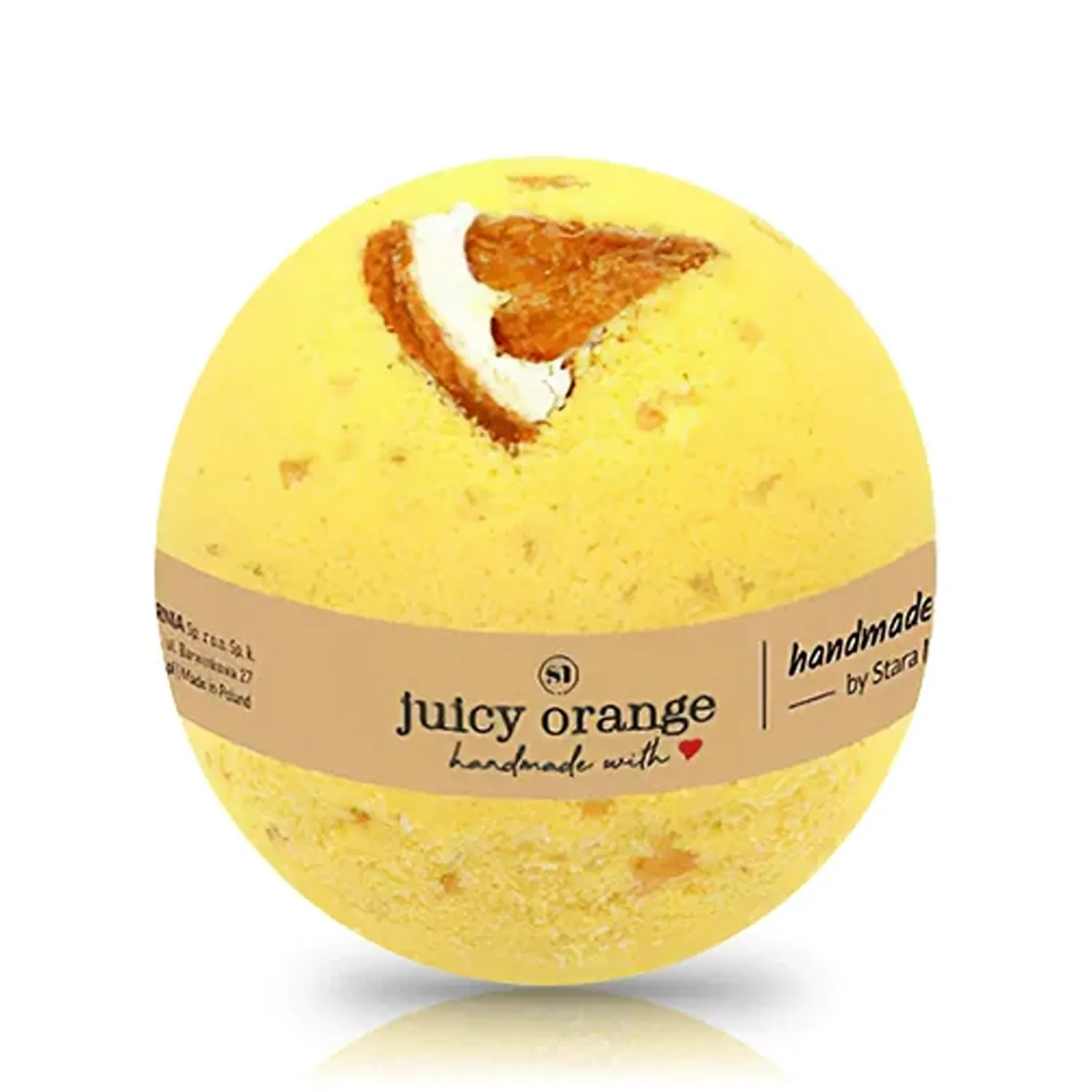Stara Mydlarnia Orange Bath Bomb

The effervescent Orange Bath Bomb, from Stara Mydlarnia (75 g), is enriched with sweet almond and argan oil, leaving your skin clean, hydrated and fragrant.

Clean bodycare | Eco-friendly | Vegan
For: Women | Men | Unisex
Size: 75 g
