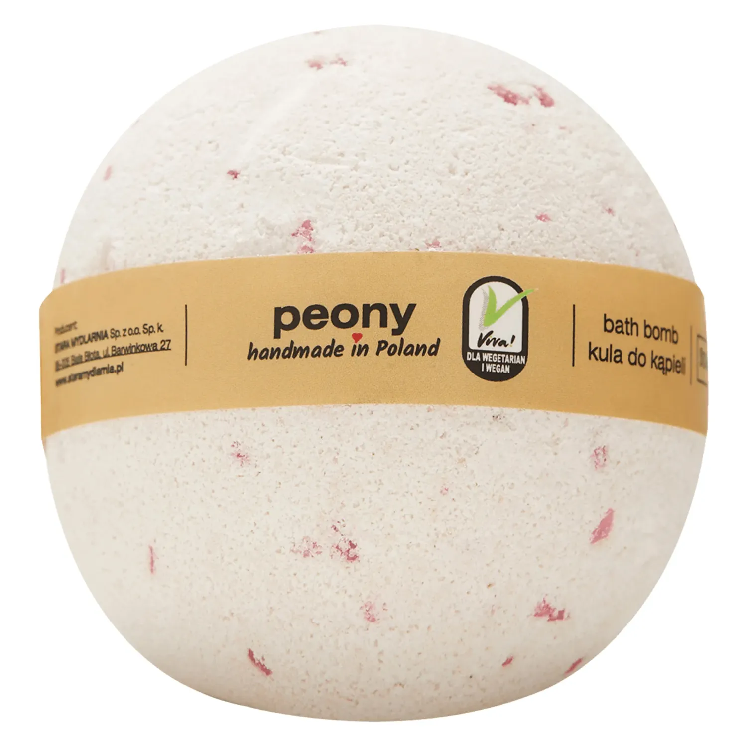 Stara Mydlarnia Peony Bath Bomb

The effervescent peony bath salt from Stara Mydlarnia (75 g) is enriched with sweet almond oil and avocado oil, leaving your skin clean, moisturized and fragrant.

Clean bodycare | Eco-friendly | Vegan
For: Women
Size: 75 g