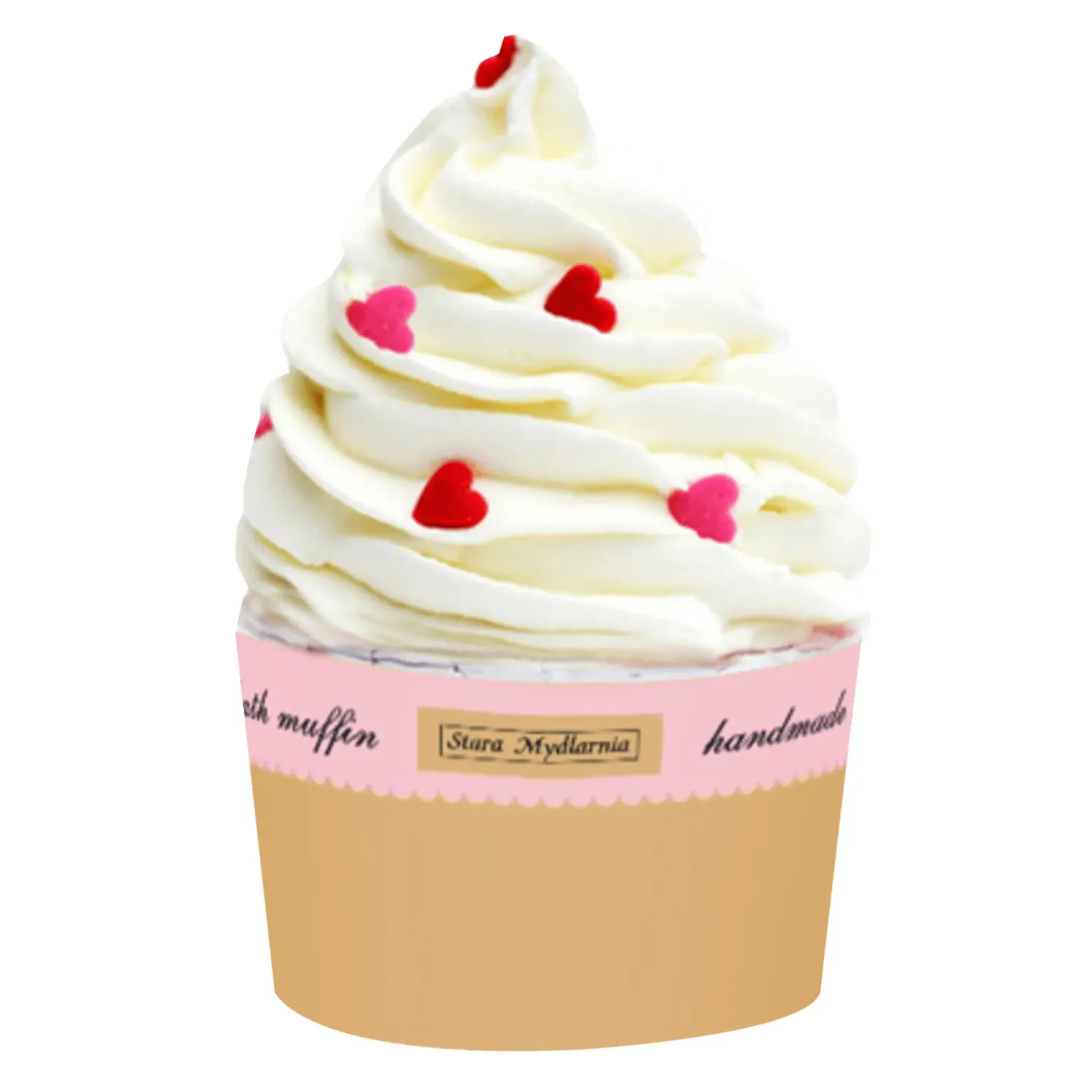 Stara Mydlarnia Bath Muffin Pink Hearts

Stara Mydlarnia&#39;s Pink Hearts bath muffin (200g) is enriched with shea butter, cocoa butter, coconut oil and sweet almonds. The upper part consists of a cream - body scrub, and the lower part is effervescent and melts in the warm water, perfuming it with a delicious aroma. The bath cream cares for, nourishes and hydrates the skin. Careful! Cosmetic product, not to be used for food purposes. Do not eat!

Clean bodycare | Eco-friendly | Vegan
For: Women | Men | Unisex
Size: 200 g