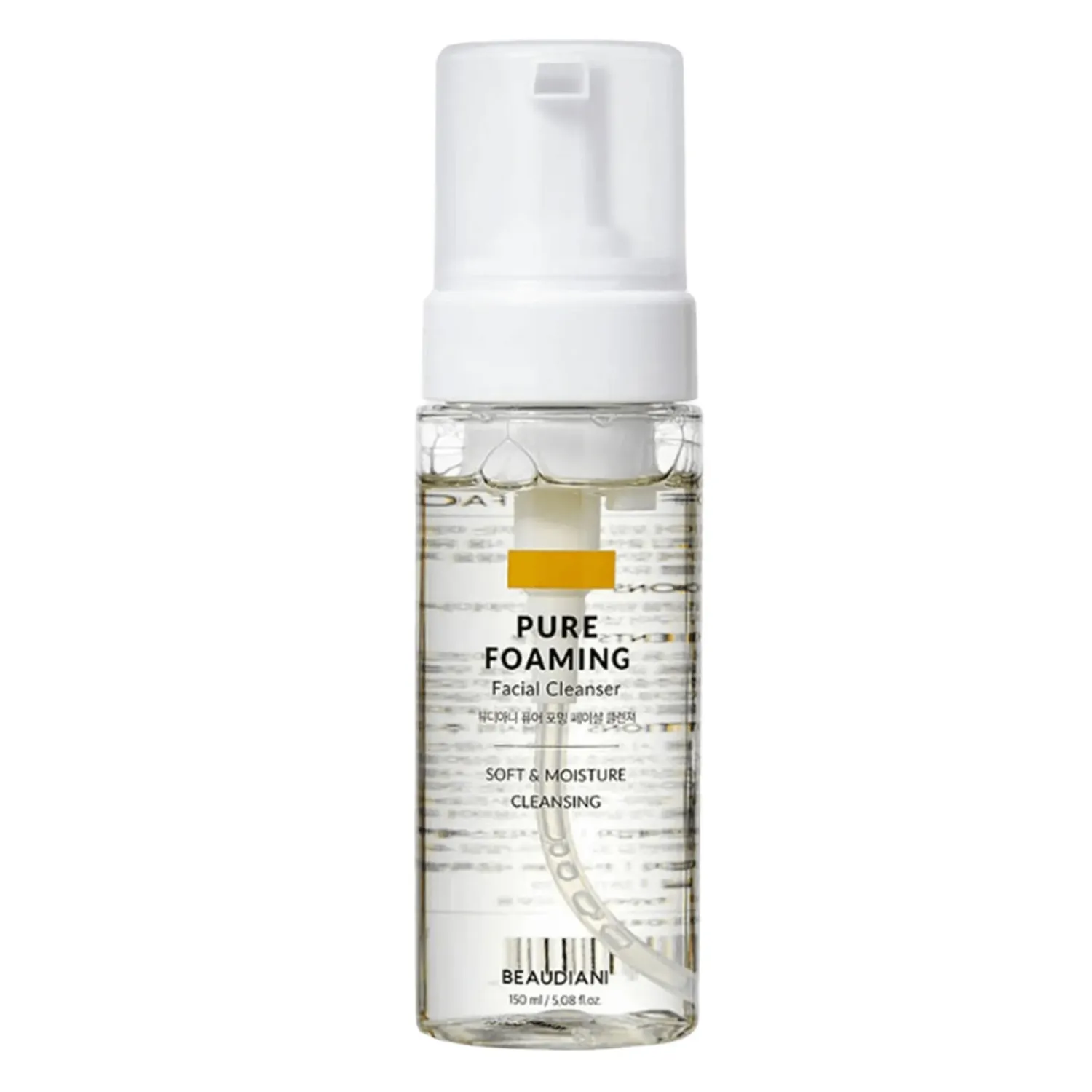 Beaudiani Pure Foaming Facial Cleanser

Beaudiani foam remover cleanses the skin, removing makeup and impurities. Its gentle formula is enriched with plant extracts with soothing and moisturizing properties such as Centella Asiatica extract, litsea cubeba essential oil, sweet orange essential oil and brown algae. All Beaudiani products are vegan, completely inspired by nature, with plant ingredients and formulas that do not contain silicone, dyes, sulphates or parabens.

Skin type: Normal skin | Oily skin | Combination skin
Skin concerns: Acne | Blackheads | Dilated pores | Excess sebum
For: Unisex
Size: 150 ml