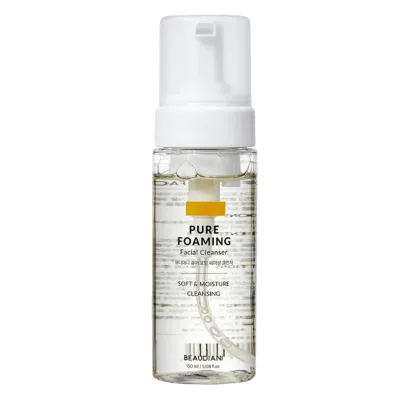 Beaudiani Pure Foaming Facial Cleanser

Beaudiani foam remover cleanses the skin, removing makeup and impurities. Its gentle formula is enriched with plant extracts with soothing and moisturizing properties such as Centella Asiatica extract, litsea cubeba essential oil, sweet orange essential oil and brown algae. All Beaudiani products are vegan, completely inspired by nature, with plant ingredients and formulas that do not contain silicone, dyes, sulphates or parabens.

Skin type: Normal skin | Oily skin | Combination skin
Skin concerns: Acne | Blackheads | Dilated pores | Excess sebum
For: Unisex
Size: 150 ml
