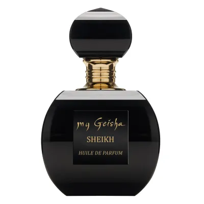my Geisha Sheikh - Luxury Edition (Rechargeable Crystal Bottle Huile de Parfum)
Top notes: rose, lemon; Middle notes: lavender, cinnamon, amberwood; Base notes: oud, musk, cypriol

Give yourself a moment of luxury every day by choosing your favorite perfume in a container as precious as a jewel: a refillable crystal bottle. Moreover, you can give it as a gift to a loved one, because exclusive perfumes, in premium containers, are the perfect gifts, suitable even for those people who have everything. Give them an unforgettable fragrant experience by choosing the Luxury Edition. my Geisha Sheikh is a unisex olfactory creation that challenges you to become your best version - an intense one. The whole composition turns into a distinction of royalty, challenging you to embrace modernity through perfume. Wrap yourself in luxury and pure sensuality with precious notes of rose, lemon, lavender, cinnamon, oud and musk.

For: Men | Unisex
Scent Family: Oriental
Size: 12 ml
Packaging: Luxury