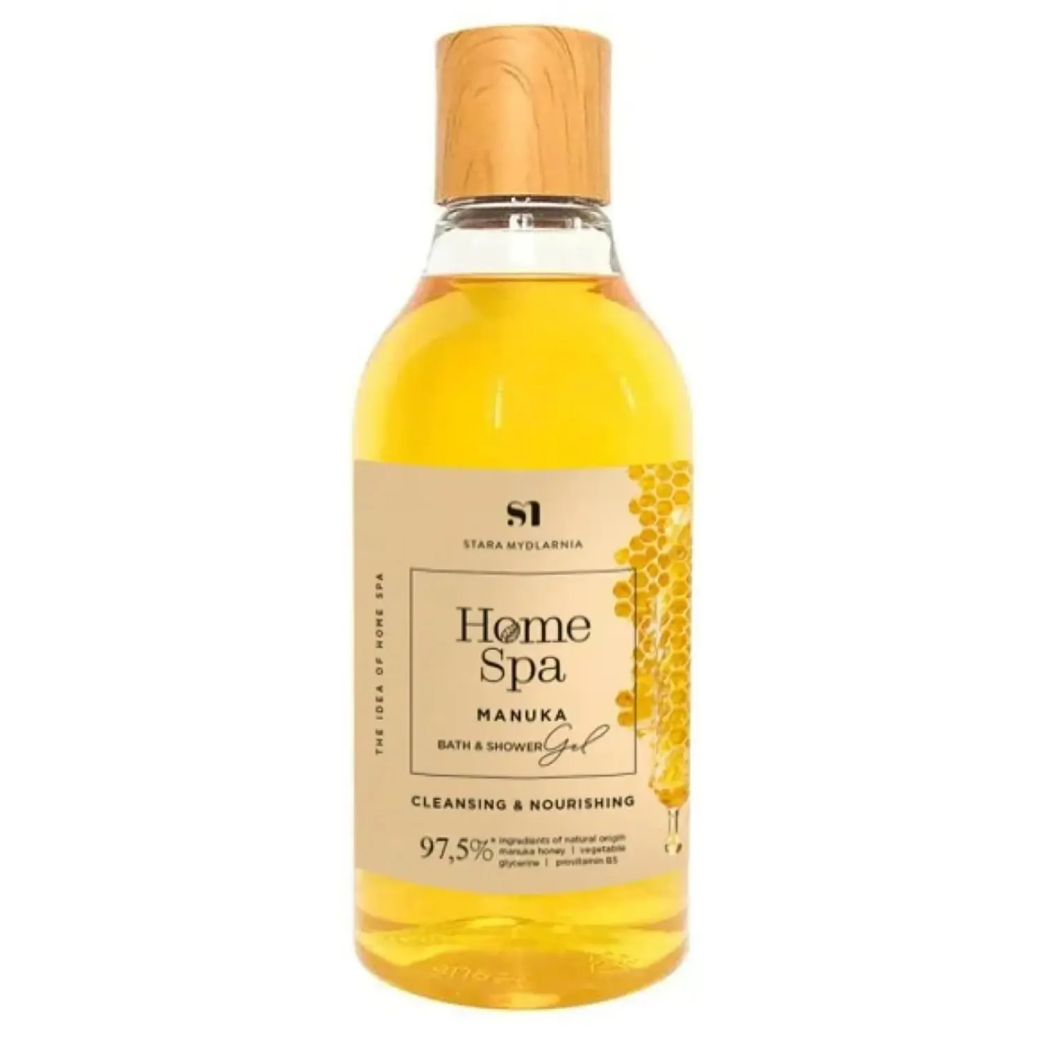 Stara Mydlarnia Manuka Bath &amp; Shower Gel
Manuka Honey Shower and Bath Gel from Stara Mydlarnia (250 ml) perfectly cares for your skin, leaving it silky and smooth. The innovative formula, with a neutral pH, cleanses and nourishes the skin during the bath. Manuka honey extract is rich in nutrients, which support skin regeneration, with a gourmet aroma. Its formula contains 96.8% ingredients of natural origin, being dermatologically tested.
Clean bodycare | Eco-friendly | Vegan
For: Women | Men | Unisex