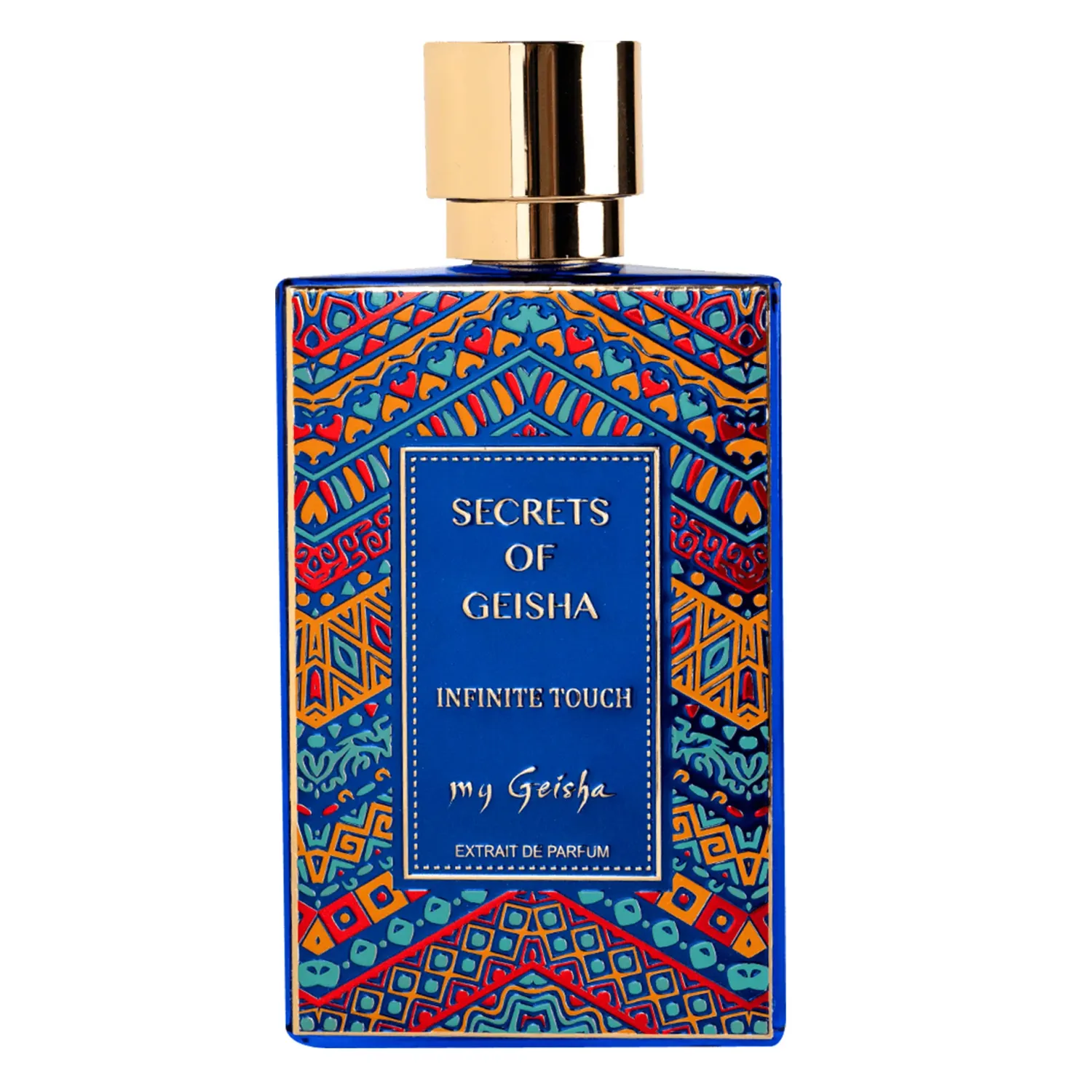 my Geisha Infinite Touch - Extrait de Parfum

Infinite Touch - Calm. Serenity. Infinite reasons for joy. 

Infinite Touch Extrait de Parfum dresses your senses with contrasting notes of tobacco, honey, patchouli, vanilla, Tonka Bean and white heliotrope. Every time you scent yourself, you feel like you&#39;re finding yourself and reinventing yourself.

Secrets of Geisha: a scented mantra. A captivating blend. An exceptional persistence.

Notes:
TOP NOTES: tobacco, hay, honey;
MIDDLE NOTES: patchouli, vanilla, cumin, vetiver;
BASE NOTES: birch, Tonka Bean, white heliotrope;
Size: 80 ml