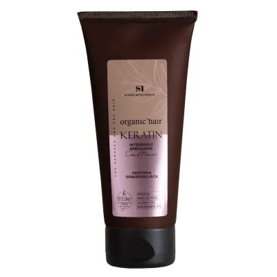 Stara Mydlarnia Organic Hair Keratin Rebuilding Conditioner

Stara Mydlarnia Organic Hair Keratin Balm (200 ml) regenerating with keratin, is recommended for dry and fragile hair. Regenerates, preventing hair breakage and splitting, protecting against external factors. Natural shea butter and jojoba and macadamia oils soften and smooth. Soy and wheat germ extracts, provitamin B5 and vitamin E hydrate and have an antioxidant effect. Its formula contains 93.9% ingredients of natural origin, being dermatologically tested.

Active ingredients:
• keratin
• Shea butter
• Provitamin B5
• Soy extract and wheat germ

Clean bodycare | Eco-friendly | Vegan
For: Women | Men | Unisex
Size: 200 ml