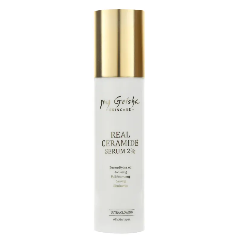 my Geisha Real Ceramide Serum 2%

Transform your beauty ritual and pamper your skin with one serum… or more! You can choose from: try my Geisha Real Ceramide Serum 2%, which promises to stop time and make your skin younger and more beautiful! It has a concentration of 2.0% Ceramide NP, ingredients that moisturize and strengthen the natural barrier of skin protection. The patented Vitamin Peptide (Nicotinoyl SH-Pentapeptide-19) gives the complexion its radiance and brightness. Ceramides maintain water in the tissue and restore the skin's natural balance. The formula also contains amino acids (Arginine, Glycine, Carnitine) which improve the appearance of the skin, leaving the skin smoother, more hydrated and luminous.

For: Unisex