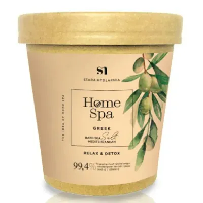 Stara Mydlarnia Greek Bath Salt
The Greek bath salt from Stara Mydlarnia (350 g) has detoxifying, nourishing and relaxing properties due to its mineral content such as magnesium, calcium, potassium and formula with 99.4% ingredients of natural origin. Sea salt regenerates the collagen and elastin fibers, and the grape extract has an antioxidant, moisturizing effect and improves skin elasticity. Sea salt bath is a great way to relax after a hard day. A warm and fruity aroma will turn your bathing ritual into a real treat.
Clean bodycare | Eco-friendly | Vegan
For: Women | Men | Unisex
Size: 350g