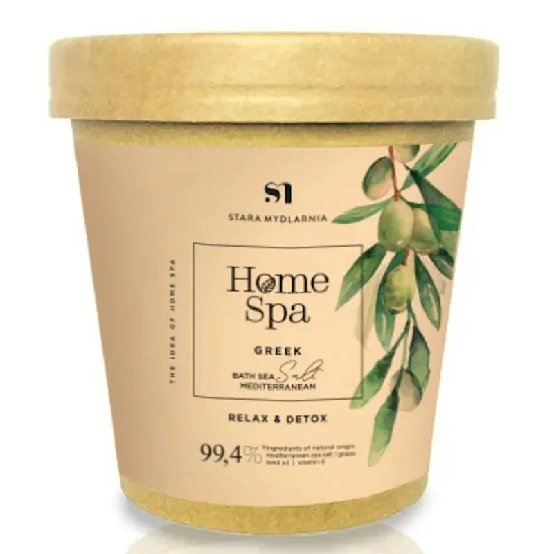 Stara Mydlarnia Greek Bath Salt
The Greek bath salt from Stara Mydlarnia (350 g) has detoxifying, nourishing and relaxing properties due to its mineral content such as magnesium, calcium, potassium and formula with 99.4% ingredients of natural origin. Sea salt regenerates the collagen and elastin fibers, and the grape extract has an antioxidant, moisturizing effect and improves skin elasticity. Sea salt bath is a great way to relax after a hard day. A warm and fruity aroma will turn your bathing ritual into a real treat.
Clean bodycare | Eco-friendly | Vegan
For: Women | Men | Unisex
Size: 350g