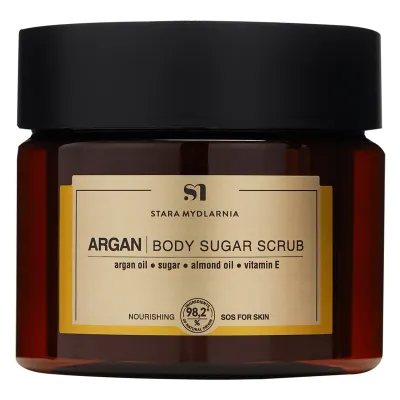 Stara Mydlarnia Argan Body Sugar Scrub - my Geisha 300 ml my Geisha Milton Keynes Luxurious Natural UK Bodycare