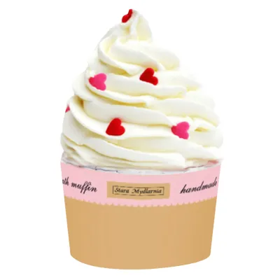 Stara Mydlarnia Bath Muffin Pink Hearts

Stara Mydlarnia's Pink Hearts bath muffin (200g) is enriched with shea butter, cocoa butter, coconut oil and sweet almonds. The upper part consists of a cream - body scrub, and the lower part is effervescent and melts in the warm water, perfuming it with a delicious aroma. The bath cream cares for, nourishes and hydrates the skin. Careful! Cosmetic product, not to be used for food purposes. Do not eat!

Clean bodycare | Eco-friendly | Vegan
For: Women | Men | Unisex
Size: 200 g