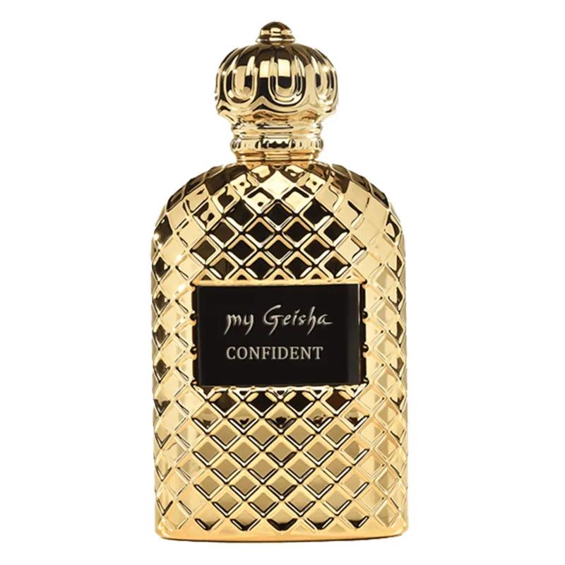 my Geisha Confident - Extrait de Parfum

Top notes: Saffron, Nutmeg, Lavender, Magnolia, Tropical Fruit, Bergamot Middle notes: Oud, Guava flower, Peony, Rose, Jasmine, Lacramioara Base notes: patchouli, musk, sandalwood, cashmere, Virginia cedar

my Geisha Confident Extrait de Parfum, part of the Unstoppable collection, is the key to success. It's like a super power that washes over you, it's where the magic starts to happen. In the top notes we find delicate floral accords of lavender and magnolia that embrace your senses. At the end we let ourselves be guided by the magical ingredient that gives the perfume warmth and persistence through the sensuality of musk and patchouli. Woman: 'Confident' is the woman who goes through every experience, following the sound of her own voice. It is the embodiment of the woman who has the courage to start new things and try new emotions.
For: Unisex | Men | Women
Scent Family: Woody | Oriental
Size: 100 ml