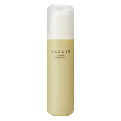 Accoje Reviving Sleeping Pack

Accoje Reviving Sleeping Pack, Accoje Lotion - Revitalising Massage, 130 ml

Enriched with propolis and honey from Jeju region, Accoje Reviving Sleeping Pack helps skin regain its radiance and vitality while you sleep. Give her extra hydration and nutrition. In just 14 days of use you will notice visible results: the complexion regains its radiance, the skin is firmer, more hydrated, more beautiful and healthier. Its formula contains micro-capsules with nutrients: aloe vera, cocoa and herb extract (Portulaca Oleracea) from Jeju region, famous for its antioxidant effects. All Accoje products are based on a formula with pure water from the Jeju region, an aquifer water obtained from a depth of 420 m rich in minerals and trace elements. In addition, the Accoje brand relies on a formula friendly to skin and nature, based on 7-Free System technology – a concept that excludes 7 types of ingredients with negative impact on the environment and skin (parabens, benzophenones, synthetic perfume, imidazolidinyl urea, tar pigment, mineral or animal oils).
Order of use: 04 Mask
Skin type: Normal skin | Oily skin | Combination skin | Dry skin | Sensitive skin | Wrinkles and mature skin | All skin types
Routine: Day routine | Evening routine
Skin concerns: Wrinkles | Dehydration | Imperfections | Pigmentation spots | Dry skin | Dull skin | Sensitive skin | Anti-aging
For: Unisex
Size: 130 ml
