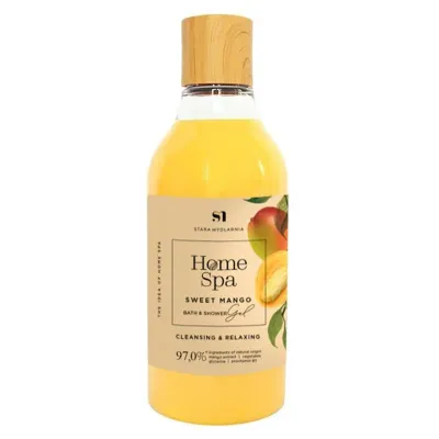 Stara Mydlarnia Mango Bath &amp; Shower Gel

The Mango Shower and Bath Gel from Stara Mydlarnia (250 ml) perfectly cares for your skin, leaving it silky and smooth. The innovative formula, with a neutral pH, cleanses and nourishes the skin during the bath. Mango extract is rich in vitamins with a refreshing exotic aroma. Its formula contains 96.8% ingredients of natural origin, being dermatologically tested.
Clean bodycare | Eco-friendly | Vegan
For: Women | Men | Unisex
Size: 250 ml