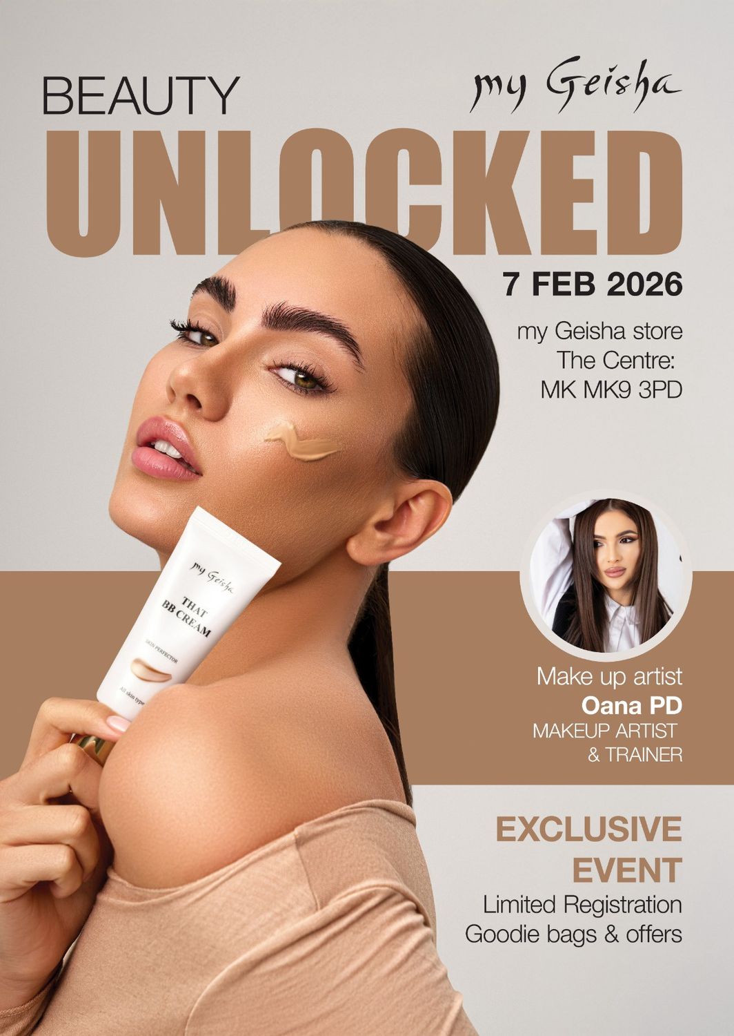 Beauty Unlocked Private Makeup Masterclass