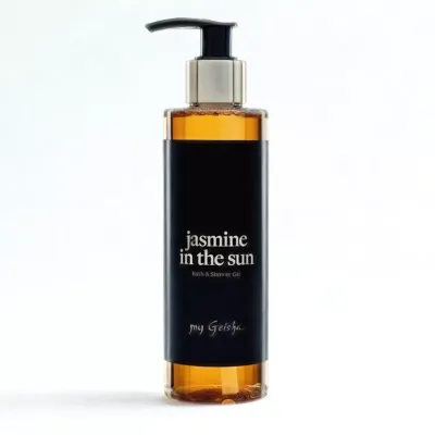 my Geisha Jasmine in the Sun Bath &amp; Shower Gel 200ml with creamy jasmine-inspired luxury body cleansing ritual