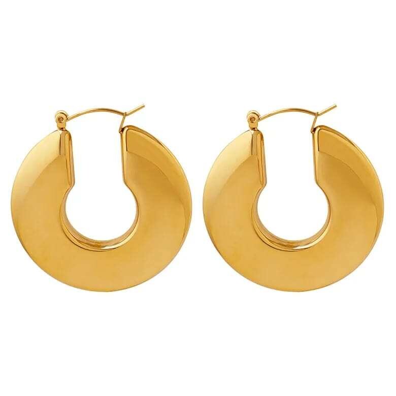 New U shape Titanium Earring