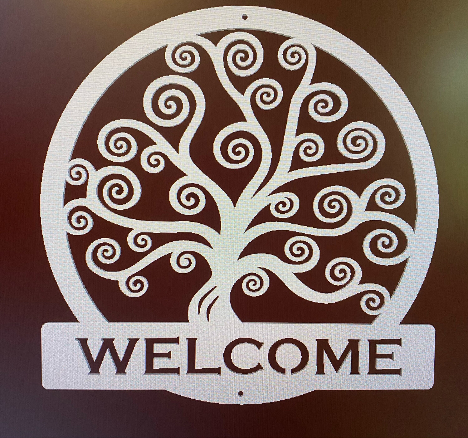 Welcome Curly Tree