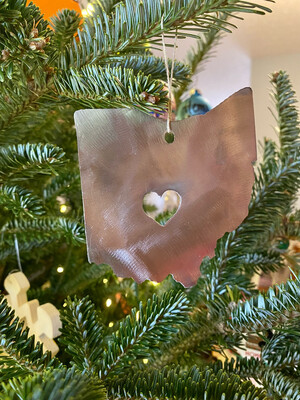 Love Ohio State Ornament