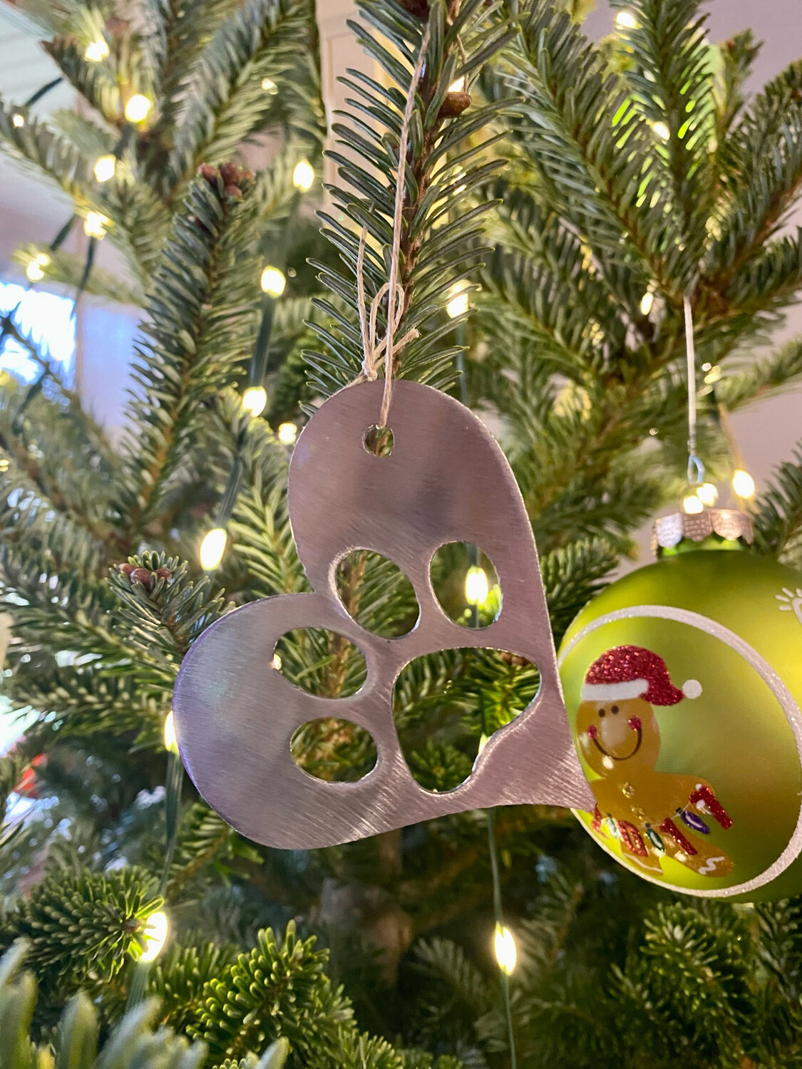 Heart Paws Ornament