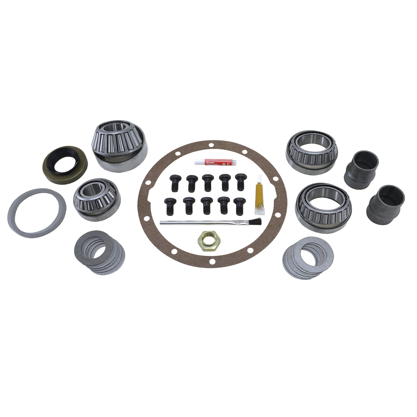 Yukon Master Overhaul kit for Toyota V6 and Turbo 4 differential, '02 &amp; down, Crush Sleeve