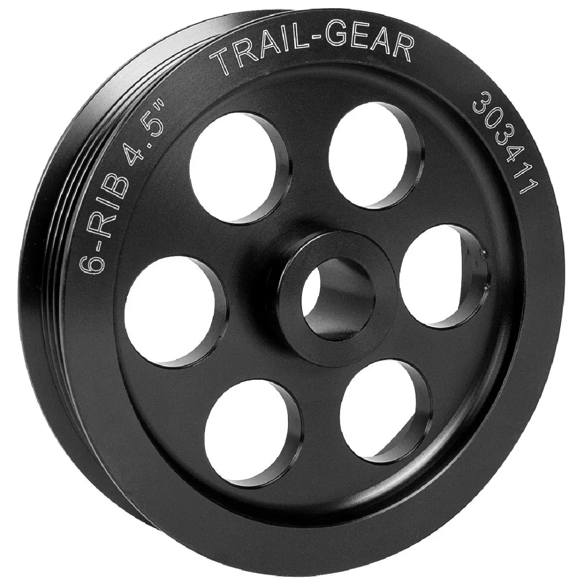 TG - Power Steering Serpentine Pulleys - 6 RIB 4.5&quot;