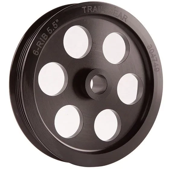 TG - Power Steering Serpentine Pulleys - 6 RIB 5.5&quot;