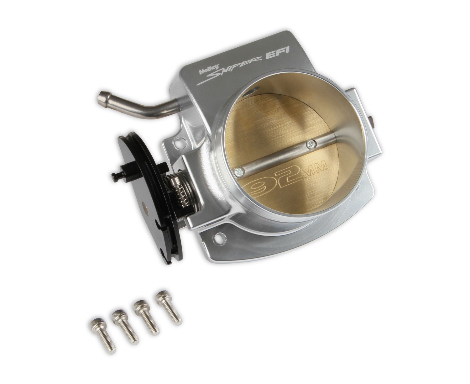 Sniper EFI Throttle Body  92MM Throttle Body LS Engine, Silver with GM IAC provision