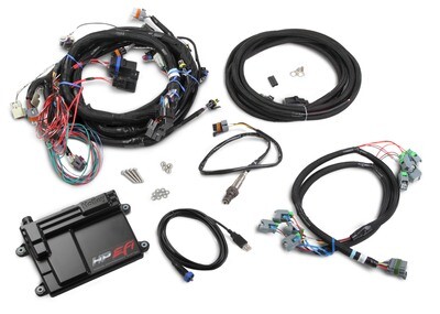 HP EFI ECU & Harness Kits GM LS2/3/7 (58x crank sensor) with USCAR (EV6 Style) connectors on injector harness, Includes Bosch Oxygen Sensor HP EFI ECU & Harness Kits GM LS2/3/7 (58x crank sensor) with USCAR (EV6 Style) connectors on injector harness, Includes Bosch Oxygen Sensor