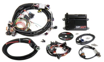 HP EFI ECU & Harness Kits GM LS1/LS6 (24x crank sensor) with Jetronic/Minitimer (Bosch type) connectors on injector harness, Includes NTK Oxygen Sensor HP EFI ECU & Harness Kits GM LS1/LS6 (24x crank sensor) with Jetronic/Minitimer (Bosch type) connectors on injector harness, Includes NTK Oxygen Sensor