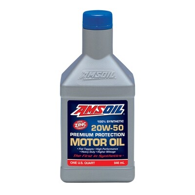 Premium Protection 20W-50 Synthetic Motor Oil Case of 12
