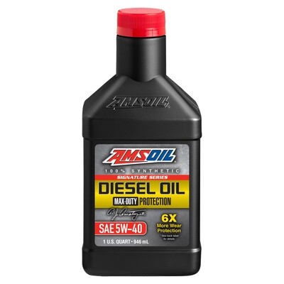 Signature Series Max-Duty Synthetic Diesel Oil 5W-40 Case of 12