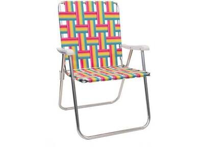 LOLLIPOP BACKTRACK CHAIR - YELLOW/PINK/TEAL