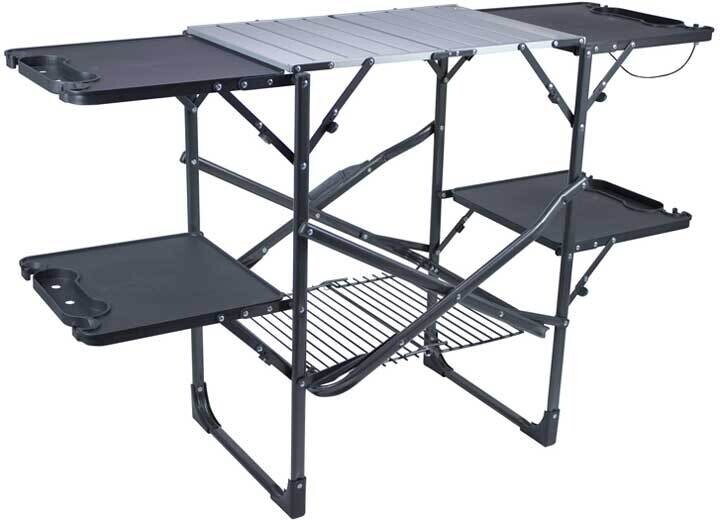 SLIM-FOLD COOK STATION, BLACK CHROME