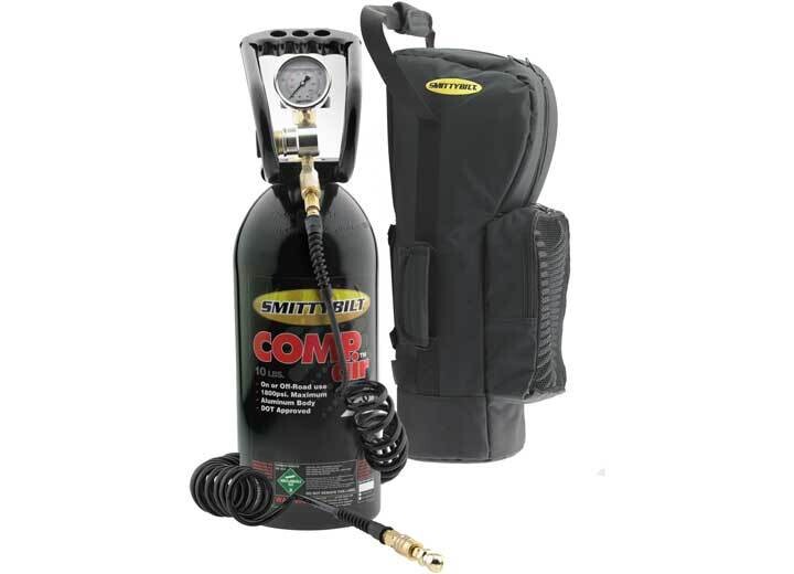 Smittybilt COMPACT AIR CO2 AIR SYSTEM; BLACK; W/REGULATOR AND FITTINGS Warranty: 3 Years 36 MO