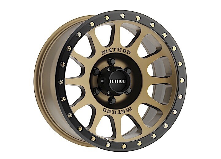 Toyota Method Race Wheels  17X8.5 NV 6X5.5 4.75IN B/S 0 O/S BRONZE/BLACK STREET LOC
