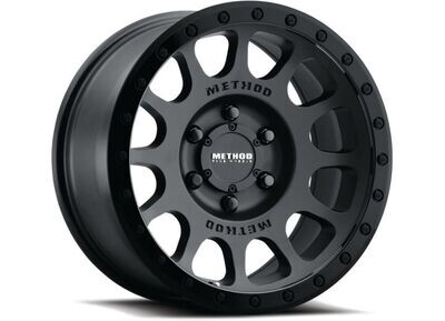 Toyota Method Race Wheels  17X8.5 NV 6X5.5 BP 4.75IN B/S 0 O/S - MATTE BLACK
