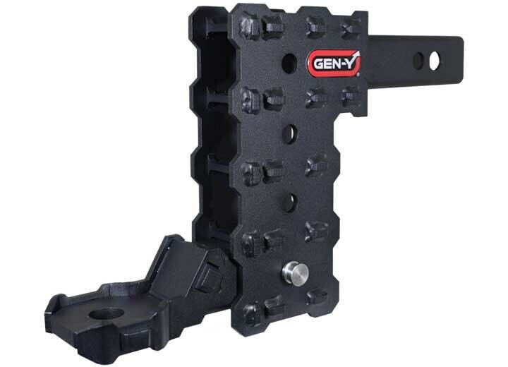 Gen-Y Hitch PHANTOM-X 2IN SHANK 7IN DROP .7K TW 7K HITCH &amp; GH-13051X PLATINUM BALL MOUNT