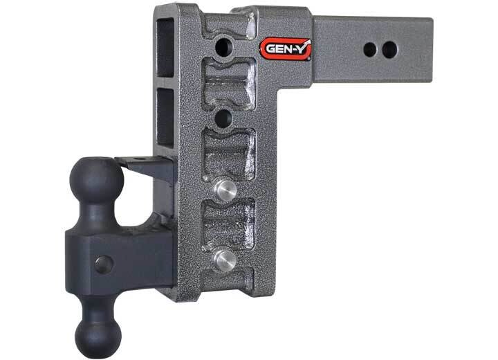 Gen-Y Hitch MEGA-DUTY SERIES, 3IN SHANK, HITCH, VERSA-BALL &amp; PINTLE