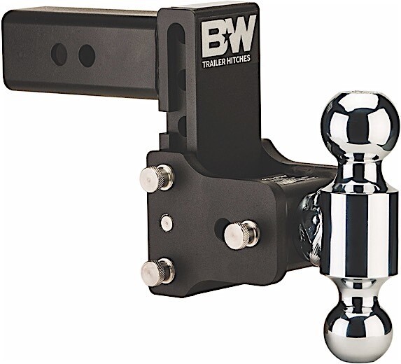 B &amp; W CLASS V 2 1/2IN RECEIVER BLACK TOW &amp; STOW 8IN MODEL 5IN DROP 5.5IN RISE 2IN &amp; 2 5/16IN BALLS