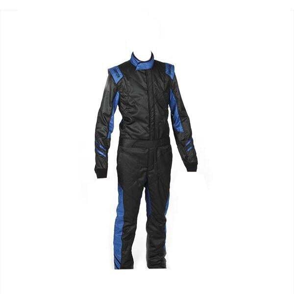 Simpson Racing FLEX SFI-5 Racing Suit-Black/Blue-X Large