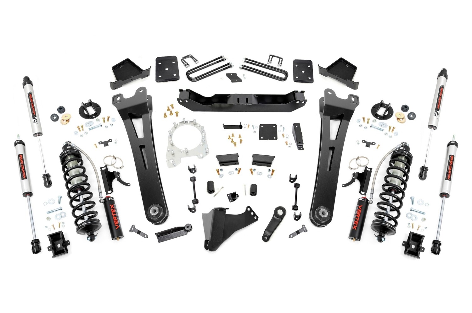 Rough Country 6 Inch Lift Kit Ford Super Duty 4WD (17-22) 
4&quot; Axle Tube, Factory Over load Springs