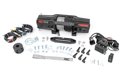 Rough Country 6500-LB Winch UTV | Synthetic Rope