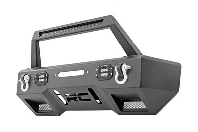 Rough Country Front Bumper Jeep Gladiator JT/Wrangler JK &amp; JL 
With Light Bar and LED Lights