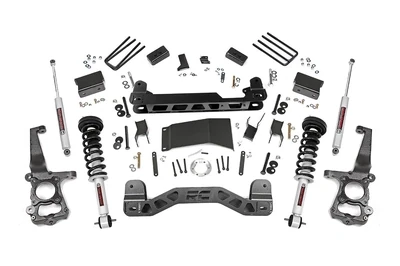 Rough Country 4 Inch Lift Kit Ford F-150 4WD (2015-2020) 
Lifted Struts, N3 Shocks