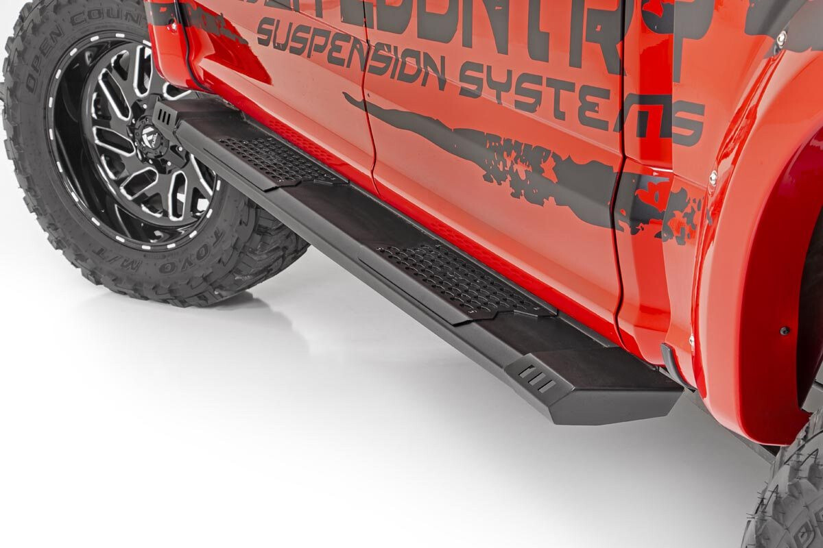 Rough Country HD2 Running Boards Quad Cab | Dodge 2500/Ram 3500 2WD/4WD (2003-2009)
