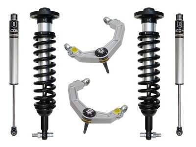 ICON 21-23 Ford F150 4WD, 0-2.75&quot; Lift, Stage 2 Suspension System, Billet UCA