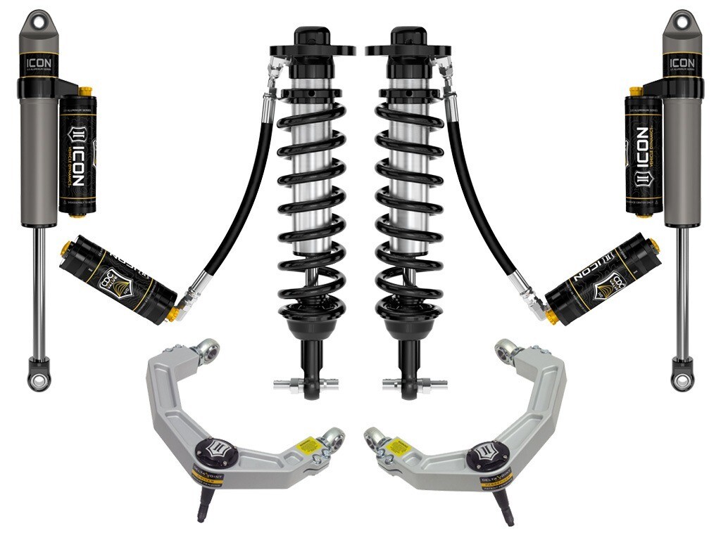 ICON 21-23 Ford F150 2WD, 0-3&quot; Lift, Stage 5 Suspension System, Tubular UCA